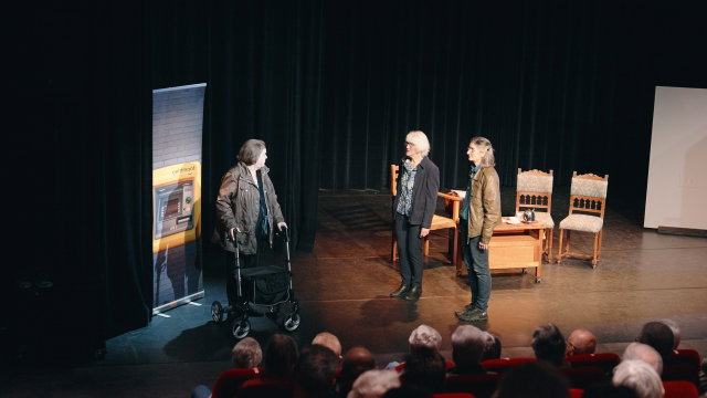 Theatervoorstelling Trap er niet in