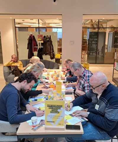 Actie Write for Rights met Amnesty International - Leidschendam