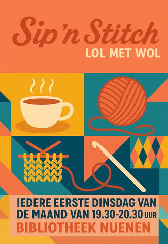 Workshop: Sip 'n Stitch - Lol met wol