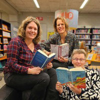 BoekenProeven met Maartje, Hanneke en Yvonne