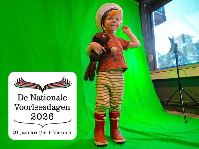 Voorlezen en stap daarna in het prentenboek met het green screen