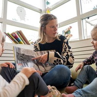 Voorleeshalfuurtje in Schoonhoven maandag