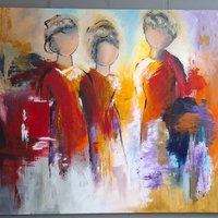 Expositie schilderscollectief 4 Pleasur