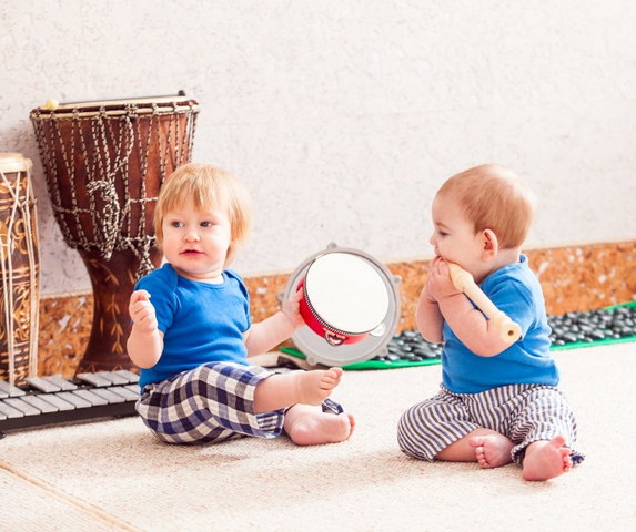 Muziek op schoot