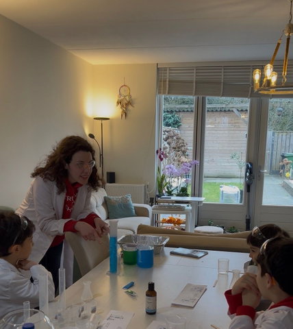 Kleine wetenschappers aan de slag