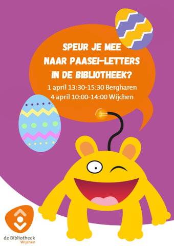 Speur je mee naar paasei-letters?