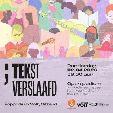 Open Podium 'Tekstverslaafd'