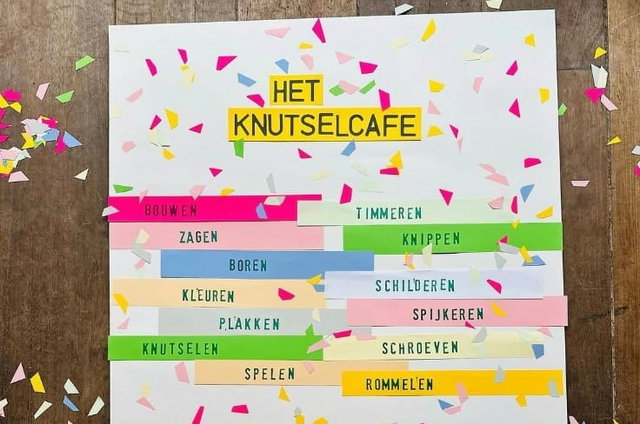 Knutselcafé in De Bieb