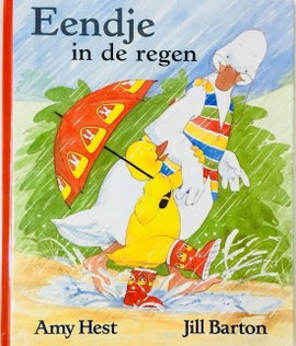 Eendje in de regen