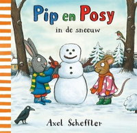 Pip en posy in de sneeuw