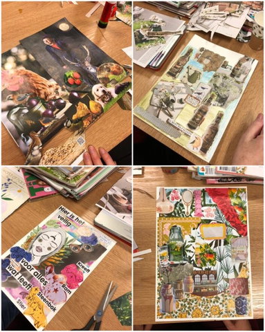 Zomerse collage maken