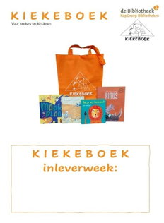Poster 'Inleverweek Kiekeboek'