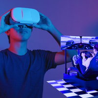 LEVEL UP! GAME PARTY: F1 Race Simulator & draadloze VR Bril