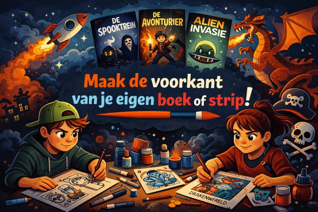 Workshop Maak je eigen boekomslag
