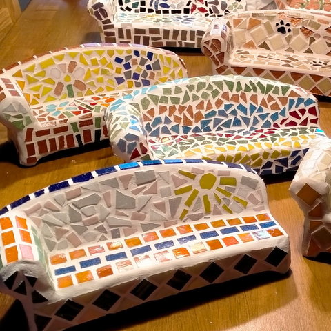 Workshop | Mozaïek je eigen mini-Social Sofa