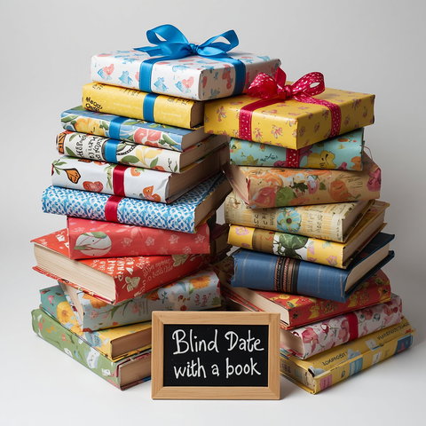 Ga op blind date met een boek