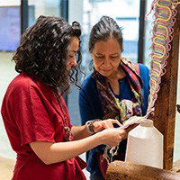 Tentoonstelling Textielkunstwerk Terra Terra Project Bindweefsel