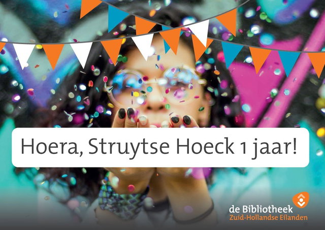 Bibliotheek Struytse Hoeck 1 jaar