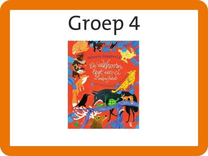 Bibliotheekbezoek De eekhoorn legt een ei en andere fabels.