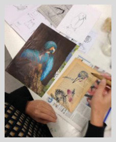 Kunstles Kijken als een kunstenaar groep 8 (7/8)