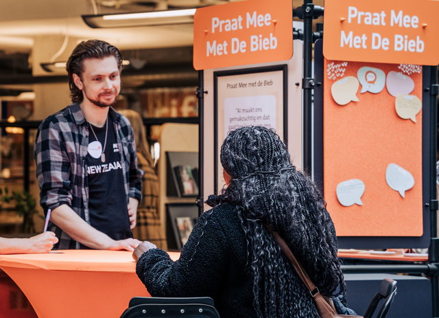 Praat Mee met de Bieb: Over AI en digitalisering