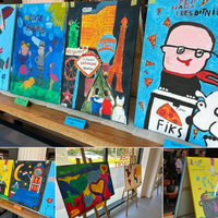 Expositie | kunstwerken Grote Bieb Kunstchallenge