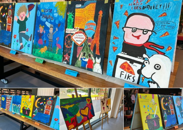 Expositie | kunstwerken Grote Bieb Kunstchallenge