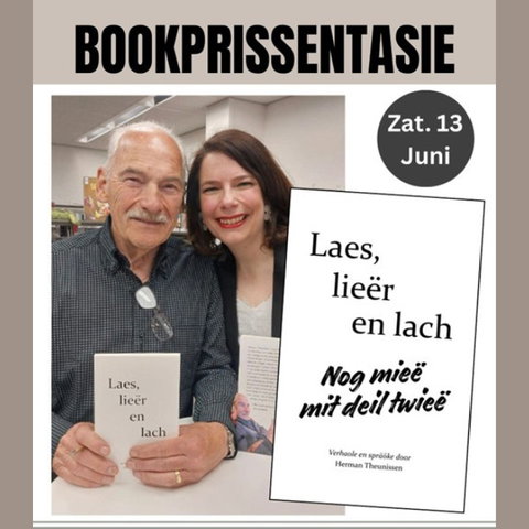Boekpresentatie ‘Laes, lieër en lach nog mieë mit deil twieë ’