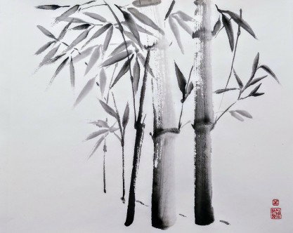 Workshop Sumi-e Bamboe