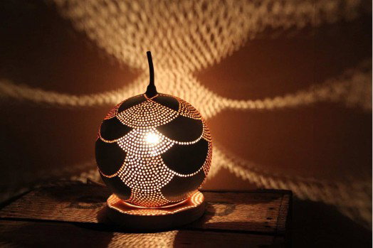 Workshop Kalebaslamp maken
