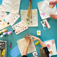 Workshop stempels ontwerpen & textiel bedrukken