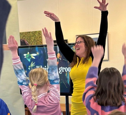 Groep 5: Een echte schrijver ontmoeten