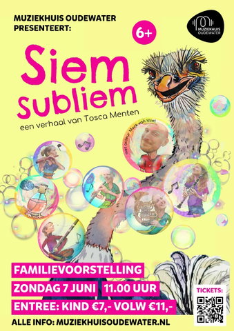 Voorstelling Siem Subliem première met Tosca Menten.