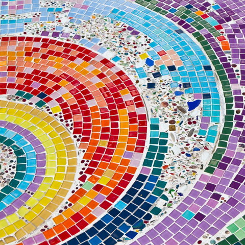 Mozaïekkunst in de bieb