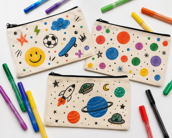 Beschilder je eigen etui voor het nieuwe schooljaar