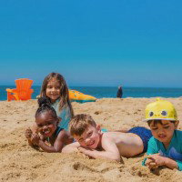Voorleespret aan zee
