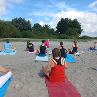 Beach Yin Yoga