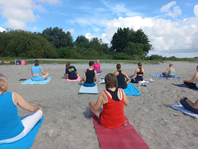 Beach Yin Yoga