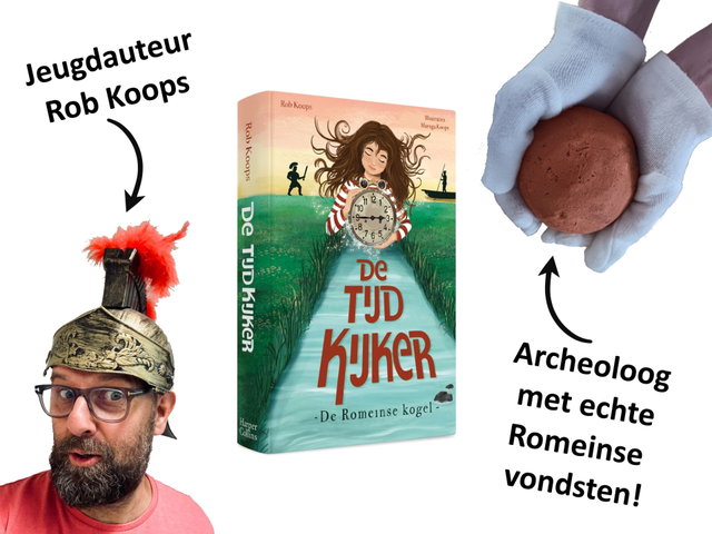 Jeugdauteur Rob Koops en archeoloog in bieb (7-12 jaar)
