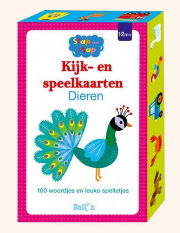Kijk- en speelkaarten Dieren