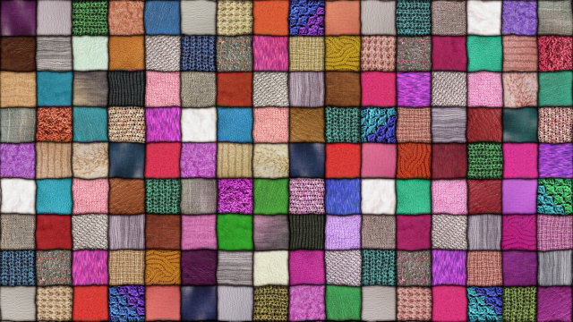 Quilt in public day