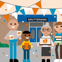 Feestelijke opening in De Grutterswei