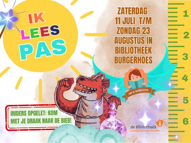 IK LEES PAS - zomer editie 2026 Landgraaf