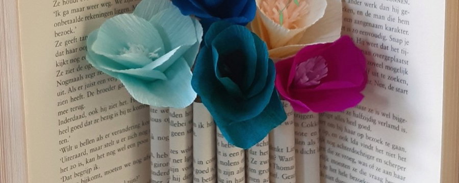 Creatieve workshop: Boeketje in een boek