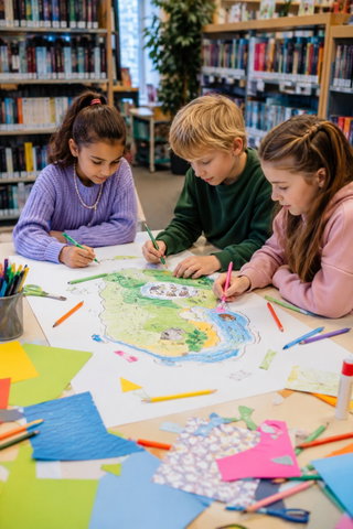 Maak je eigen fantasie-eiland (6-12 jaar)
