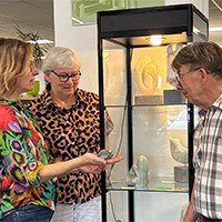 Expositie abstracte beelden