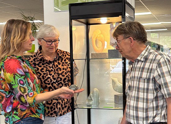 Expositie abstracte beelden