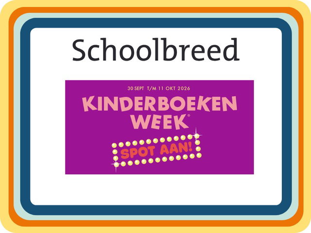 Themacollectie Kinderboekenweek 2026 'Spot aan'