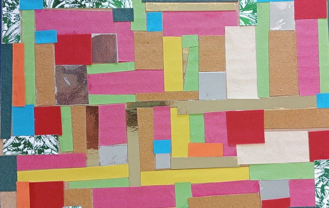 Workshop Gee's Bend Quilts van papier