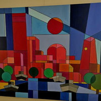Tentoonstelling schilderijen en keramiek van Cees de Vries